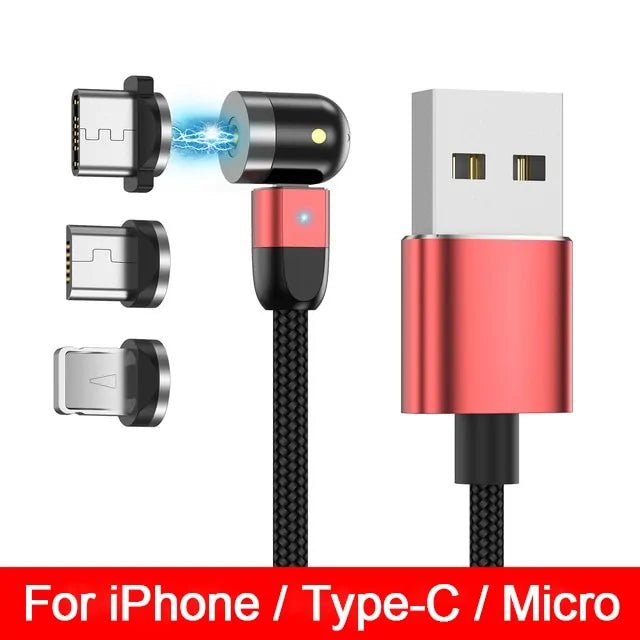 Magnetic USB Type C Micro Cable Phone Charger